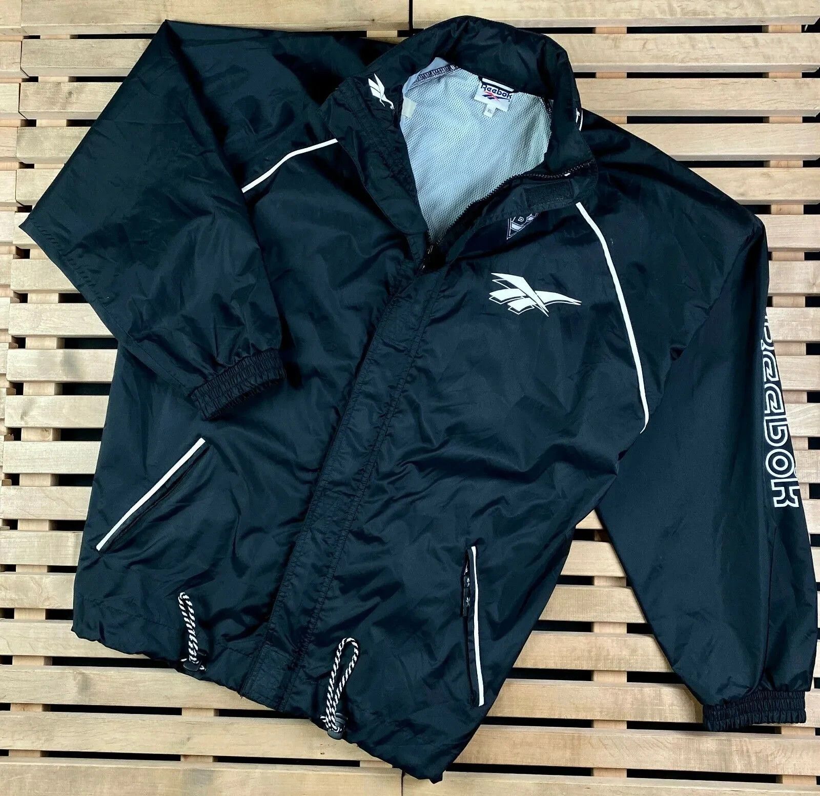 Reebok × Vintage Mens Bomber Jacket Reebok Vintage Size XL Size US XL / EU 56 / 4 - 1 Thumbnail