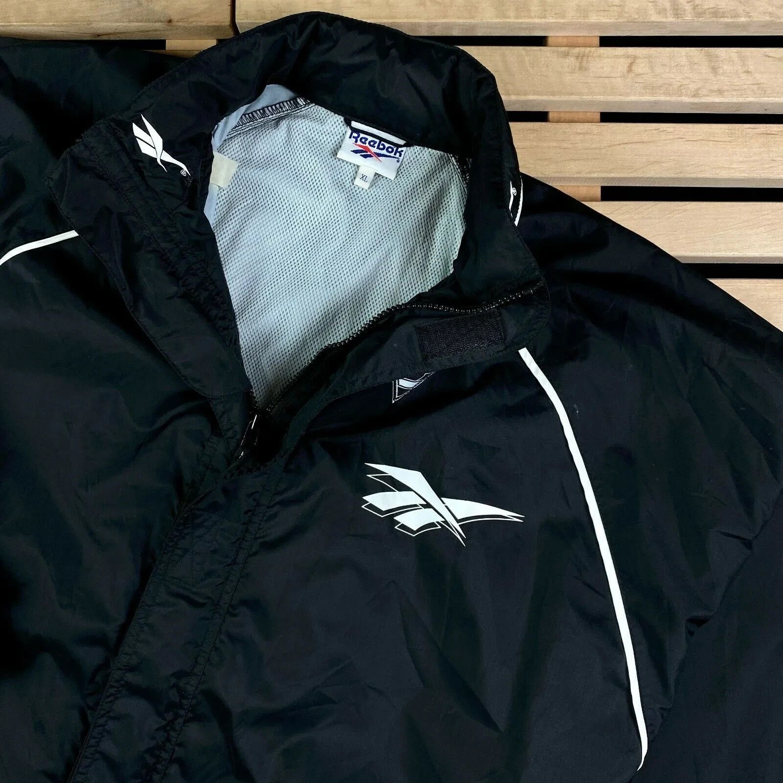 Reebok × Vintage Mens Bomber Jacket Reebok Vintage Size XL Size US XL / EU 56 / 4 - 2 Thumbnail