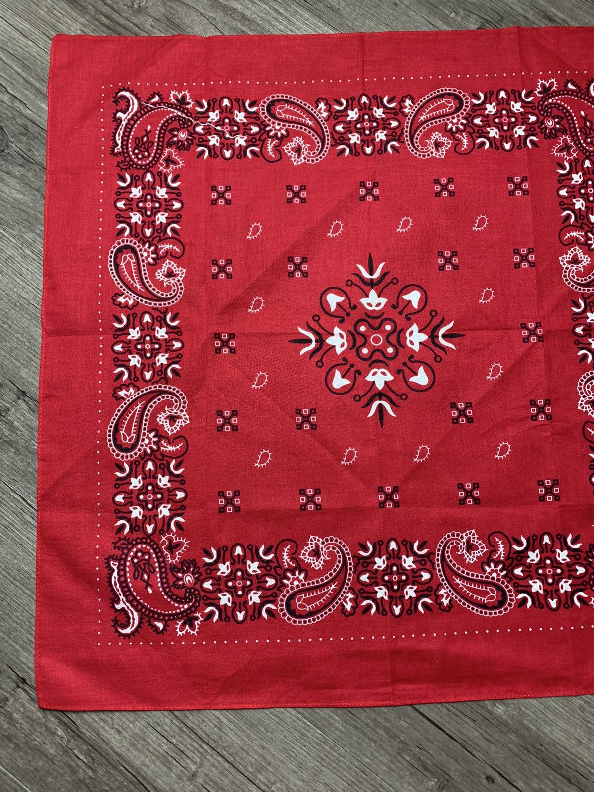 Japanese Brand Paisley Handkerchief Neckerchief Pocketsquares Size ONE SIZE - 4 Thumbnail