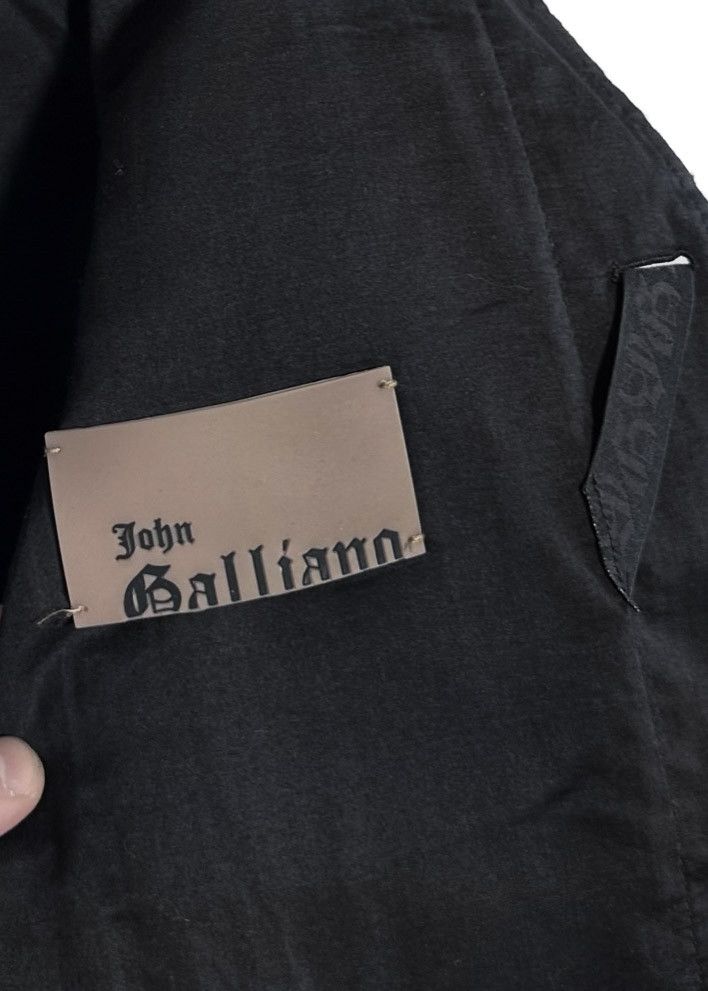 John Galliano John Galliano Black Light Cotton Military Jacket Size US S / EU 44-46 / 1 - 7 Thumbnail