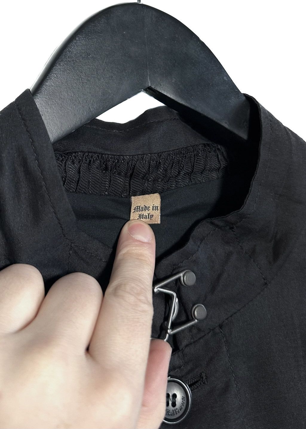 John Galliano John Galliano Black Light Cotton Military Jacket Size US S / EU 44-46 / 1 - 4 Thumbnail