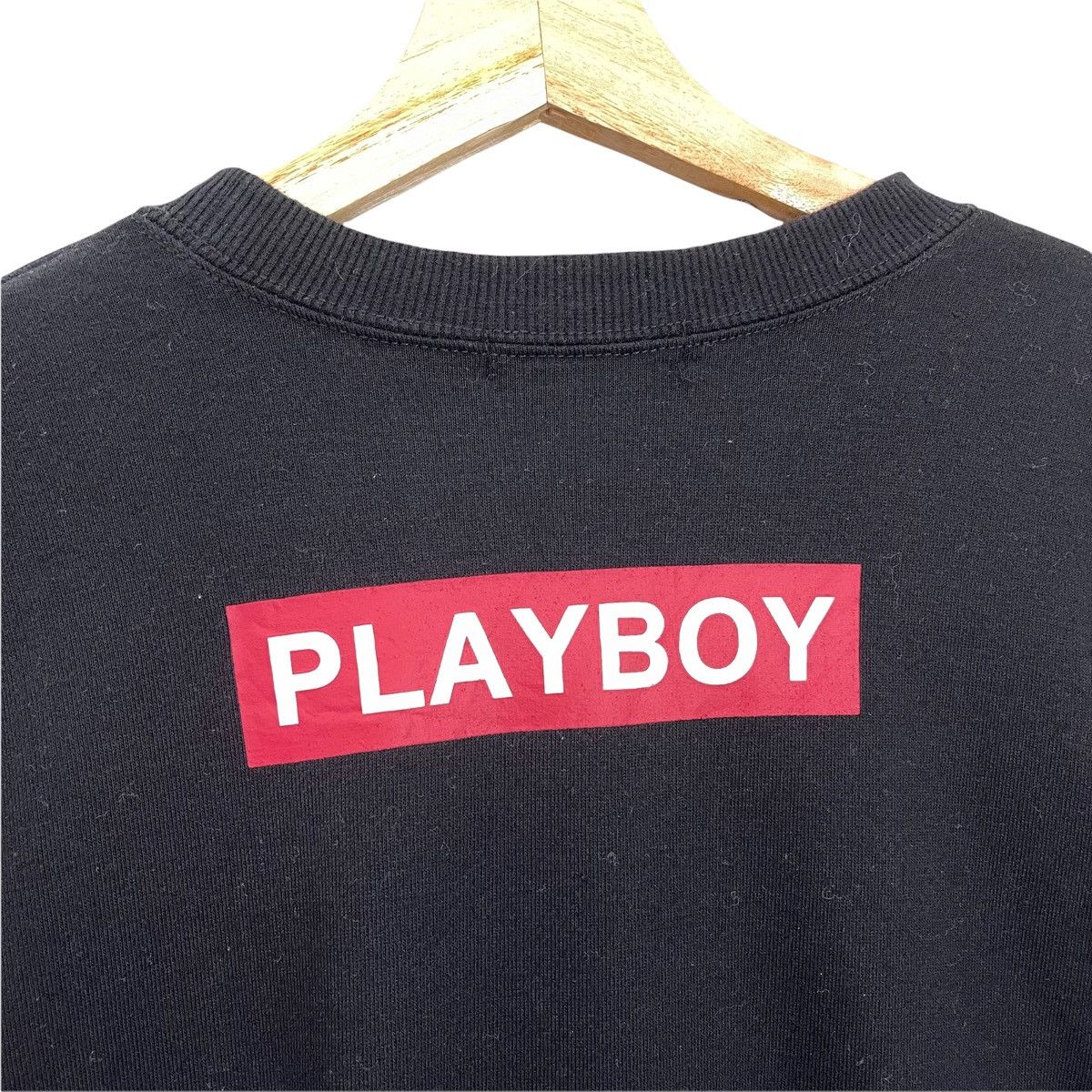 Japanese Brand × Playboy Playboys Small Logo Side Tape Crewneck Sweatshirt Sz L Size US L / EU 52-54 / 3 - 8 Thumbnail