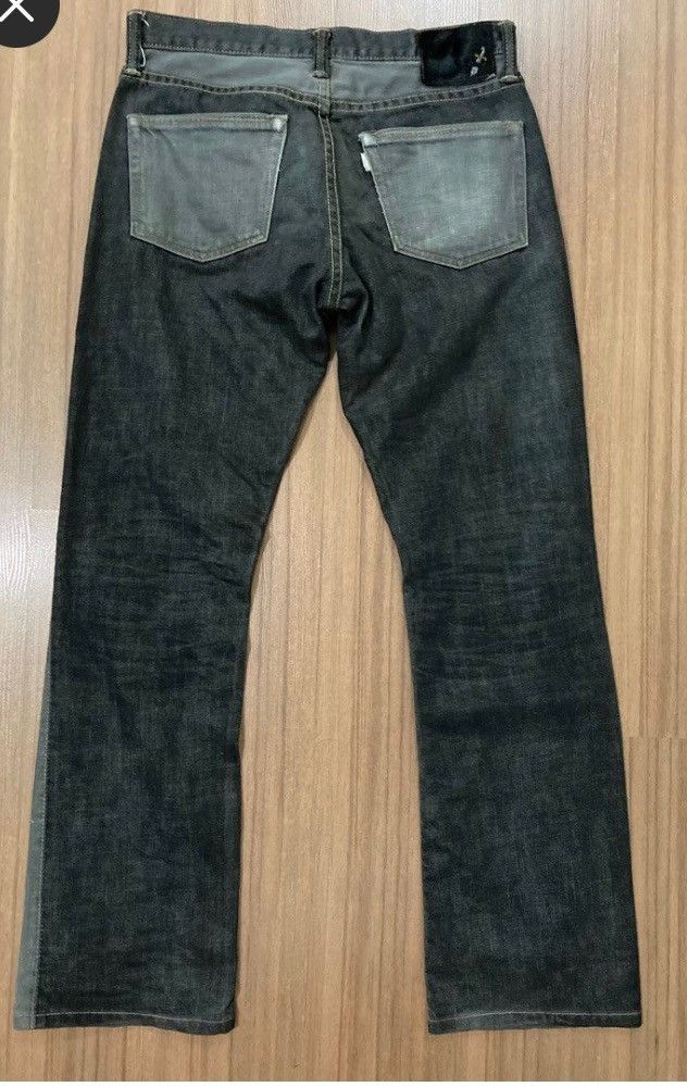 Japanese Brand Flare🔥Rare Archival Skull Jeans by ALCHEMIST FAB FOUR Jeans Size US 31 - 4 Thumbnail