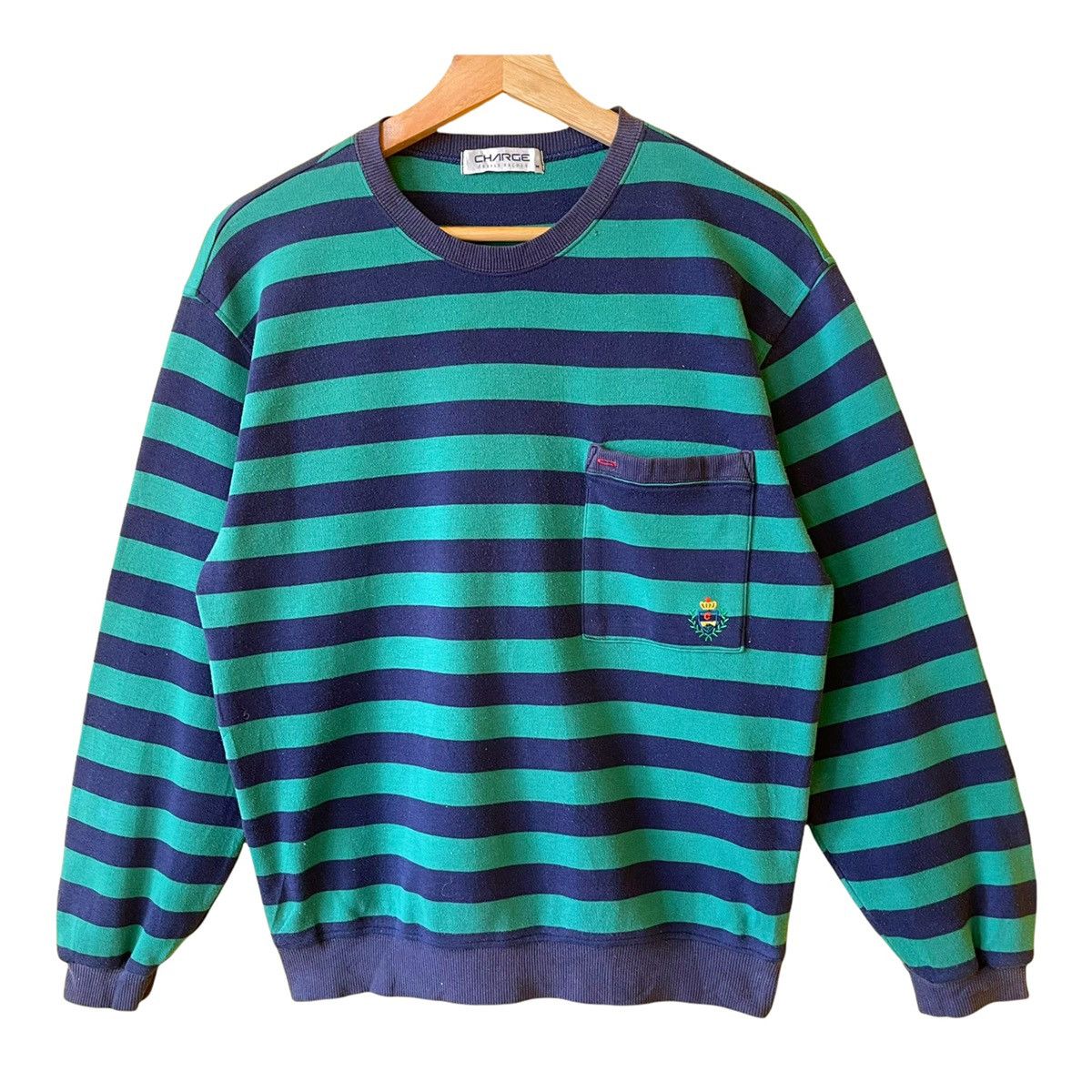 Japanese Brand Vintage Arnold Palmer Stripe Crewneck Sweatshirt Size M Size US M / EU 48-50 / 2 - 3 Thumbnail