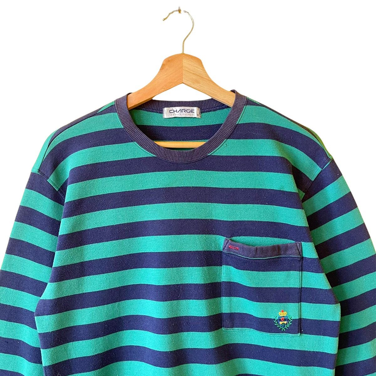 Japanese Brand Vintage Arnold Palmer Stripe Crewneck Sweatshirt Size M Size US M / EU 48-50 / 2 - 4 Thumbnail