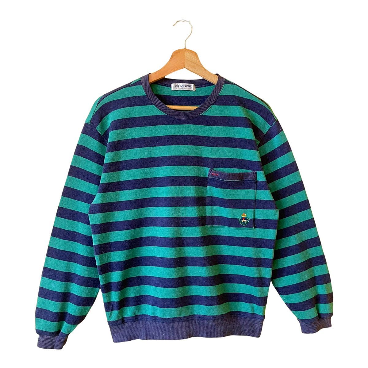 Japanese Brand Vintage Arnold Palmer Stripe Crewneck Sweatshirt Size M Size US M / EU 48-50 / 2 - 1 Thumbnail