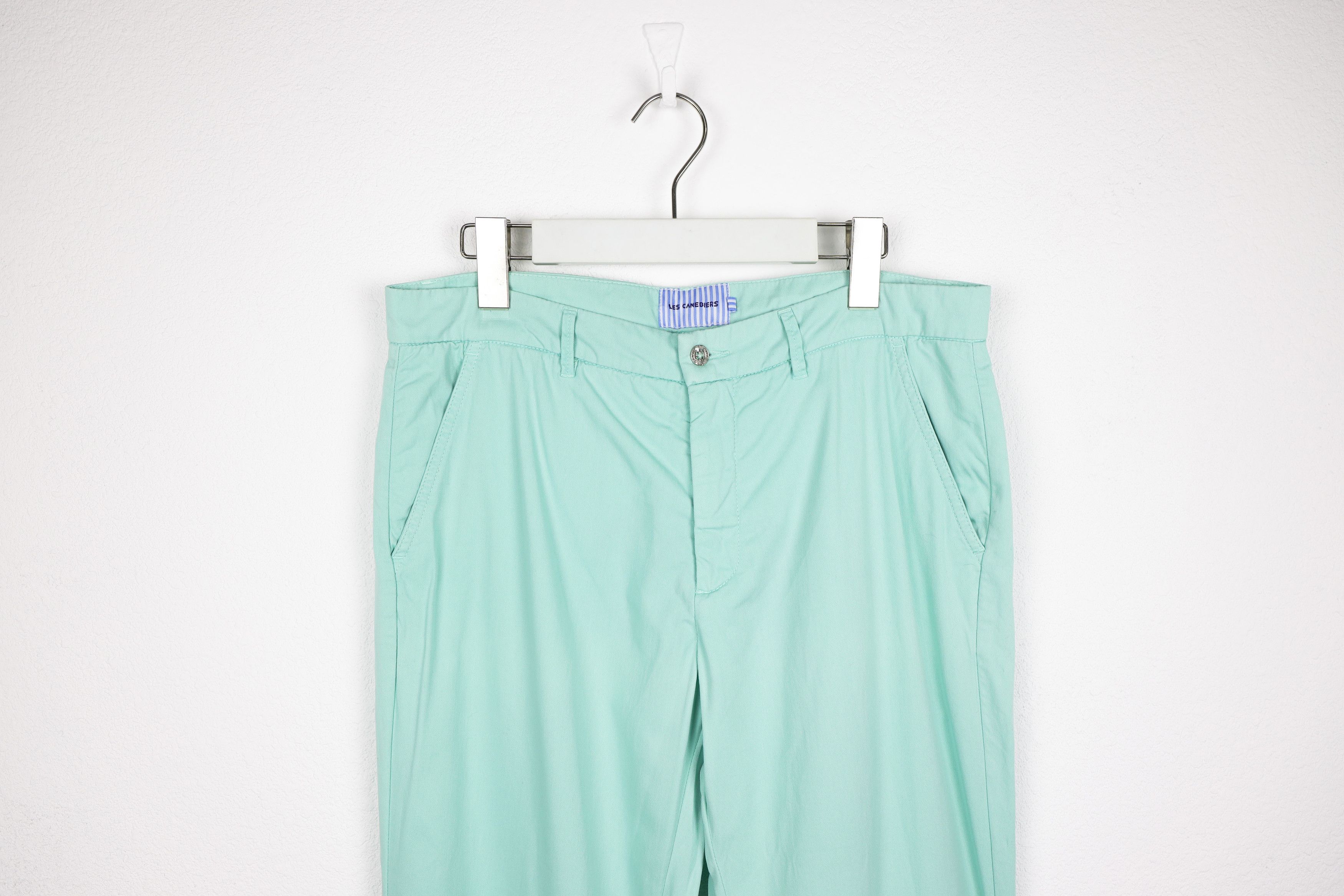 Other × Vilebrequin Les Canebiers Turquoise Coral Chino Tartane Pants Trousers Size US 31 - 2 Thumbnail