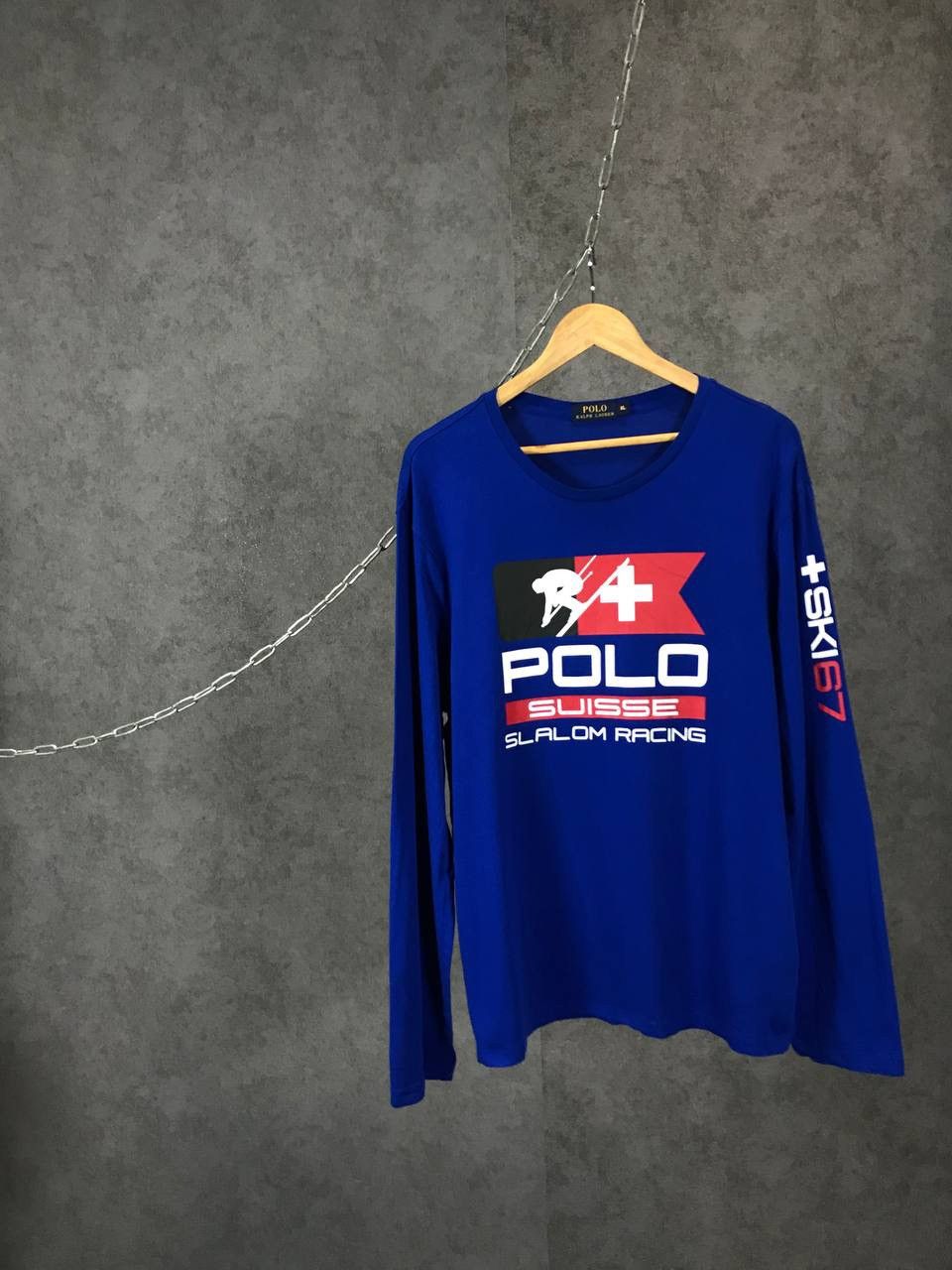 Polo Ralph Lauren Polo Ralph Lauren overprinted longsleeve Size US XL / EU 56 / 4 - 1 Thumbnail