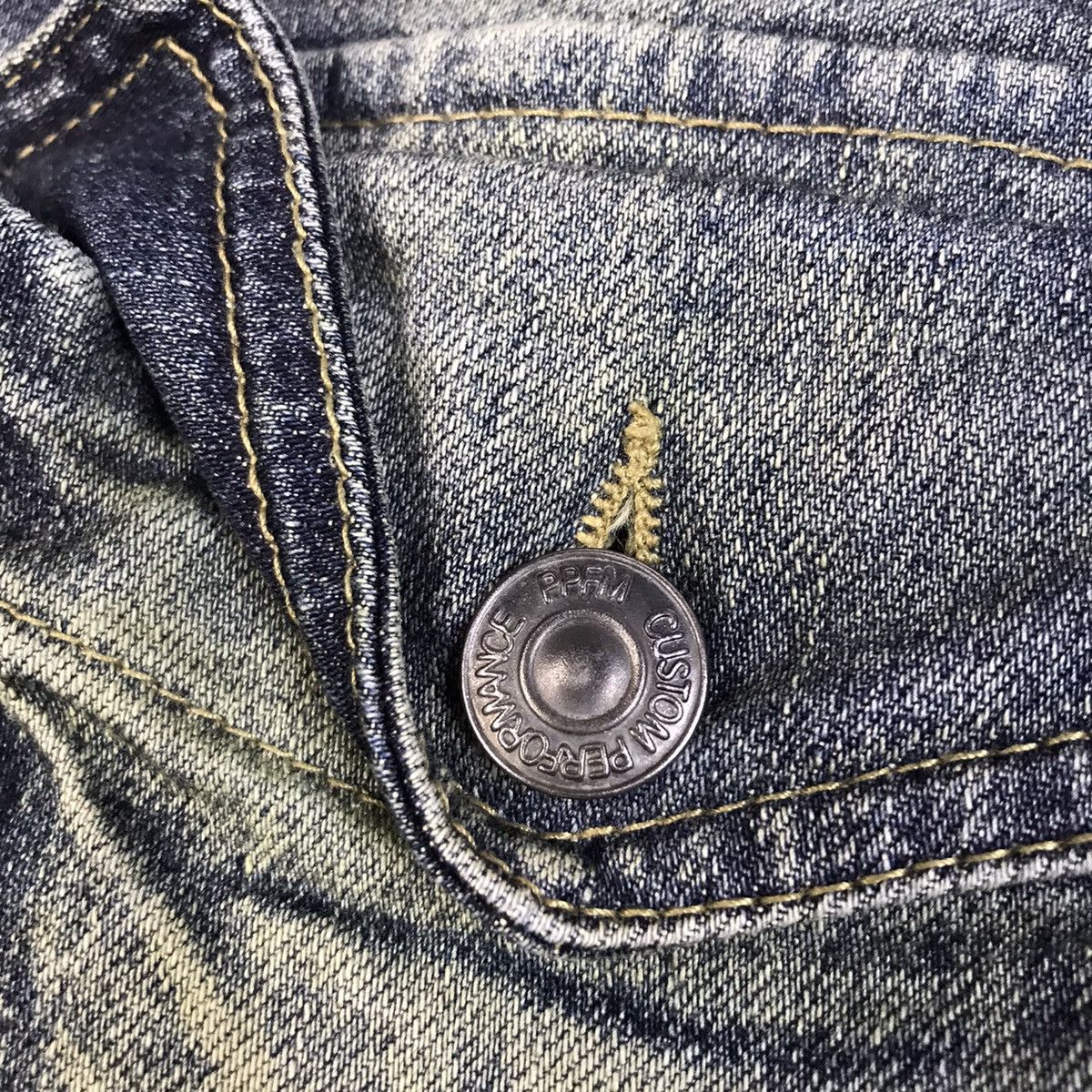 Japanese Brand × PPFM RARE🔥PPFM CUSTOM PERFORMANCE Gothic Bondage Denim Jeans Size US 32 / EU 48 - 15 Thumbnail
