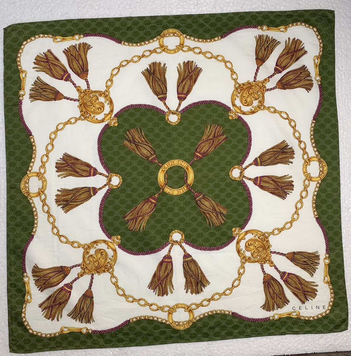 Celine Celine Handkerchief Neckerchief Pocketsquares Size ONE SIZE - 2 Thumbnail