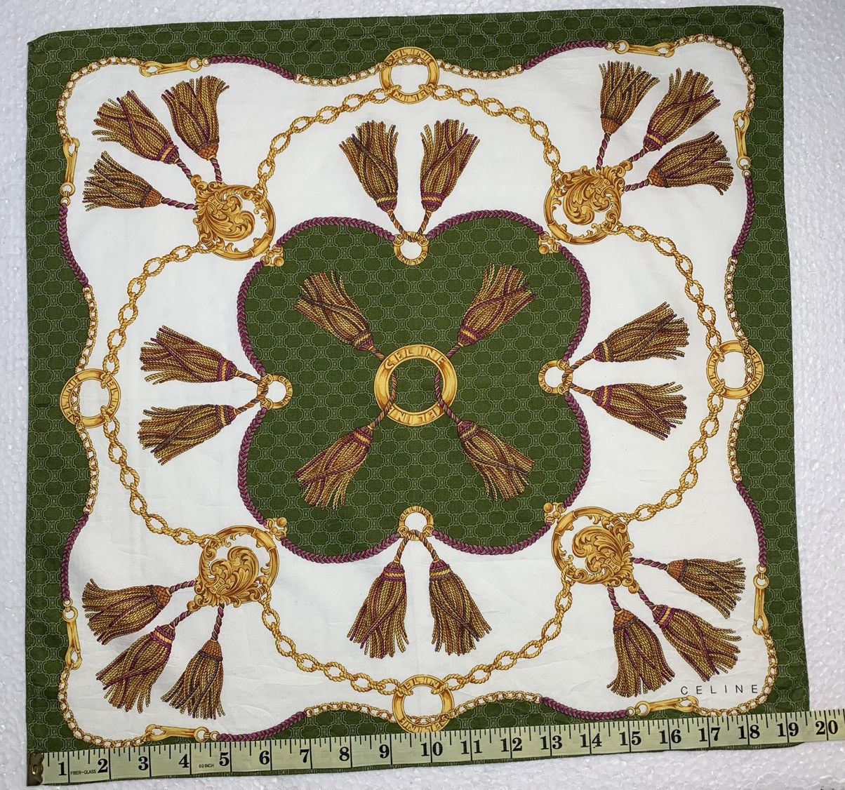 Celine Celine Handkerchief Neckerchief Pocketsquares Size ONE SIZE - 6 Thumbnail