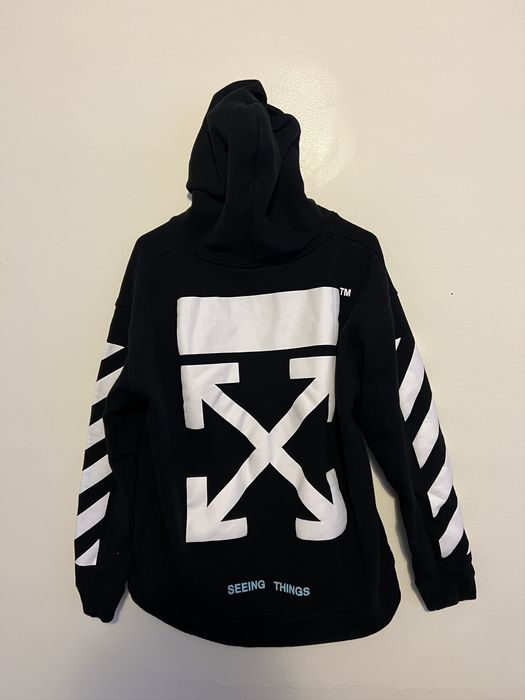 Seeing things 2024 off white hoodie