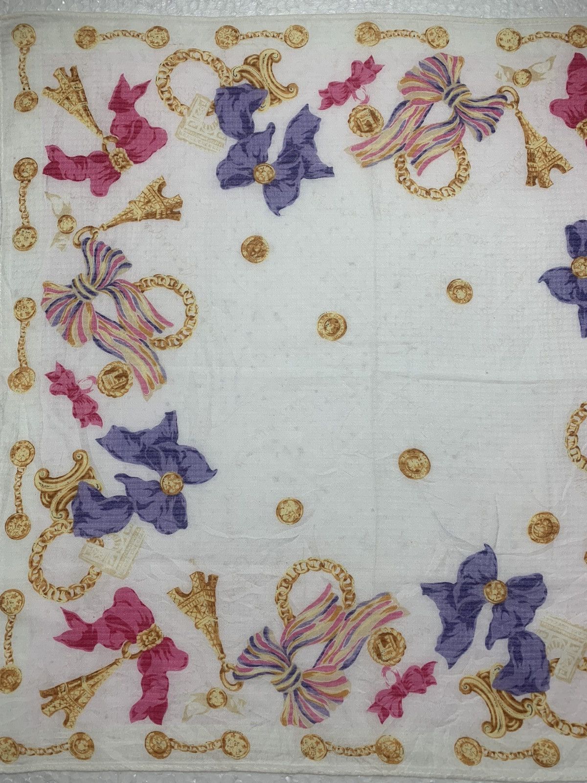 Celine Celine Handkerchief Neckerchief Pocketsquares Size ONE SIZE - 5 Thumbnail