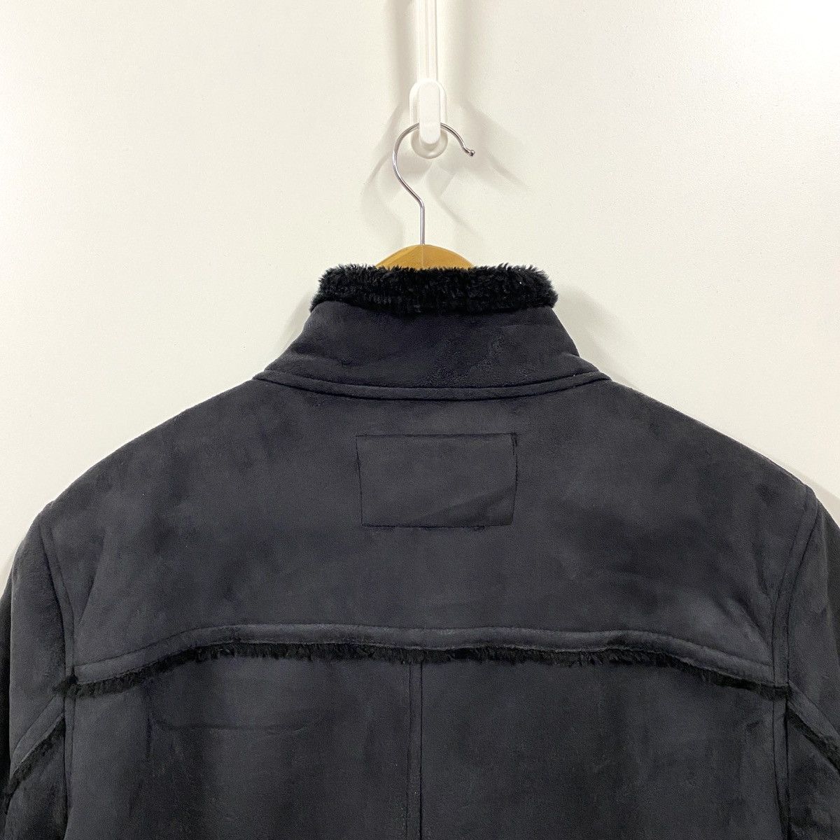 Kansai Yamamoto Kansai Yamamoto Kansai Jeans Velvet Fur Sherpa Lined Coat Size US L / EU 52-54 / 3 - 13 Thumbnail