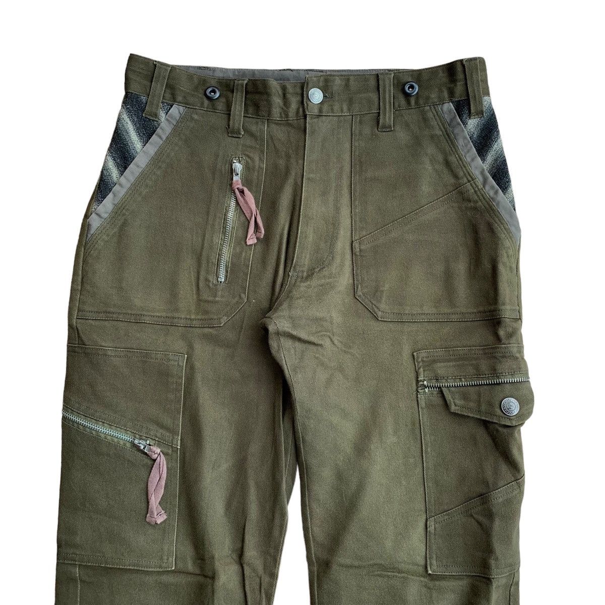 Hysteric Glamour × Japanese Brand Y2k royal camp utility multi zipper cargo pants Size US 32 / EU 48 - 4 Thumbnail