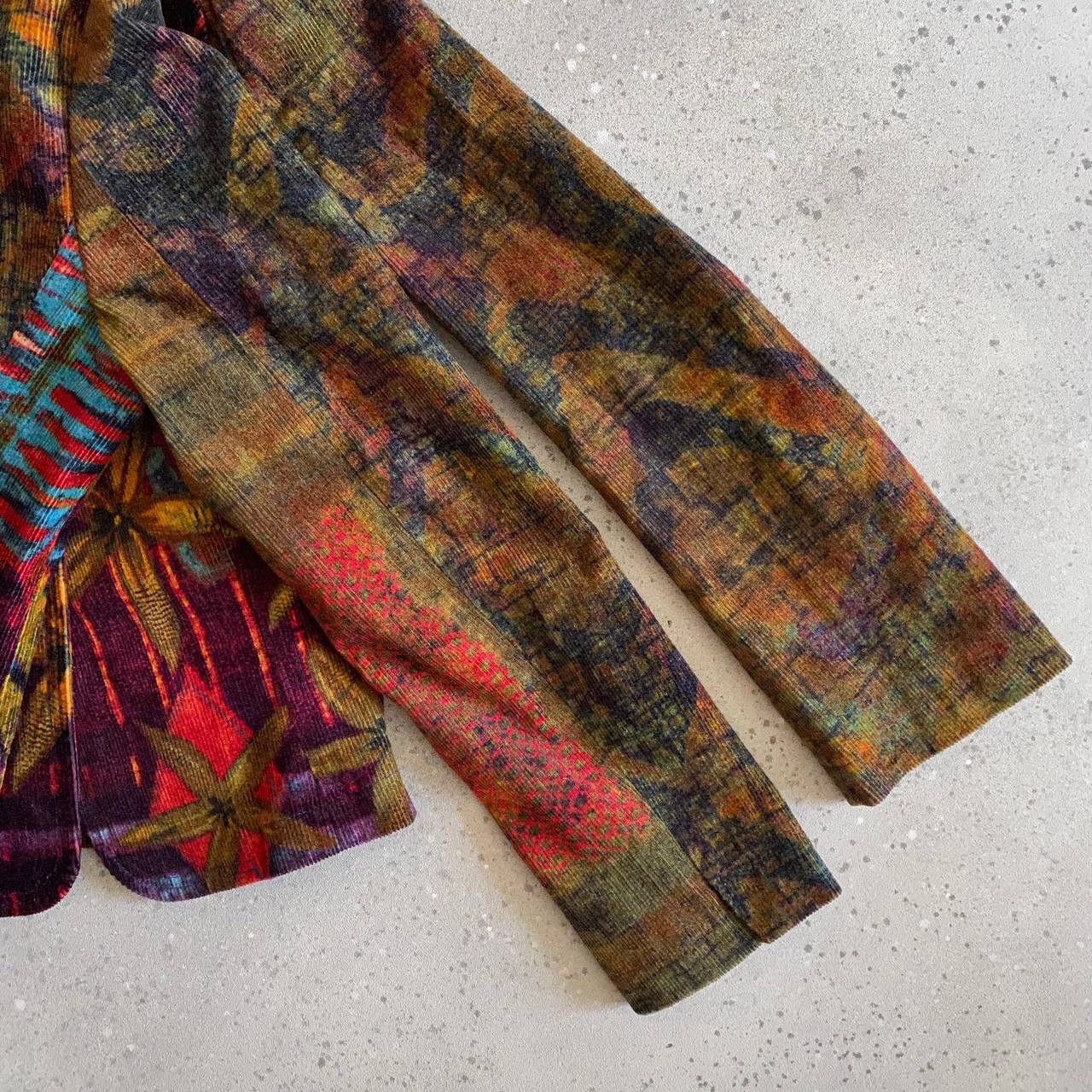 20471120 Legatte Jeans Vintage Corduroy Blazer (JPG Gaultier Style) Size S / US 4 / IT 40 - 8 Thumbnail
