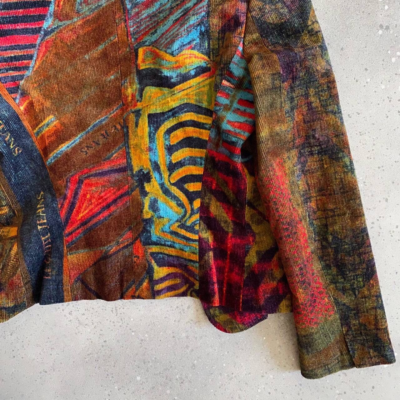 20471120 Legatte Jeans Vintage Corduroy Blazer (JPG Gaultier Style) Size S / US 4 / IT 40 - 7 Thumbnail