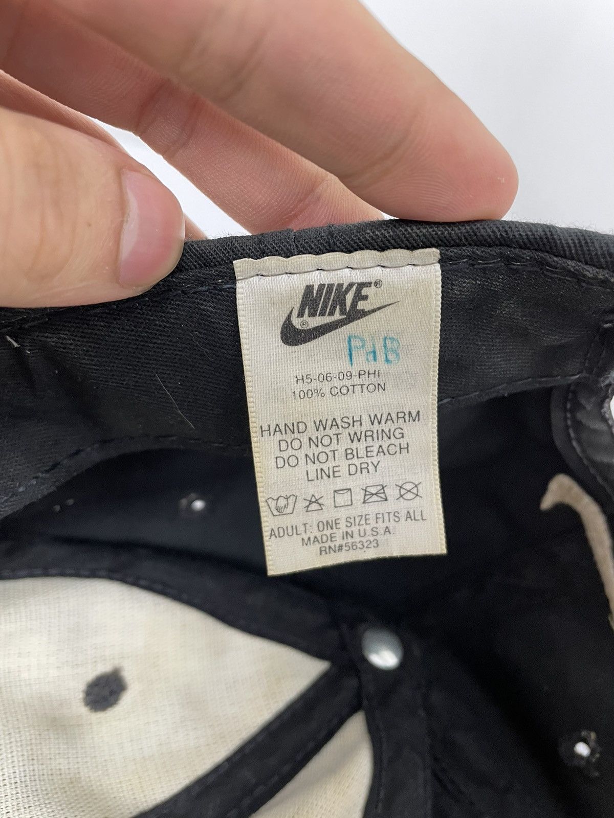 Nike × Vintage Nike vintage very rare cap hats big swoosh 90s Size ONE SIZE - 8 Thumbnail