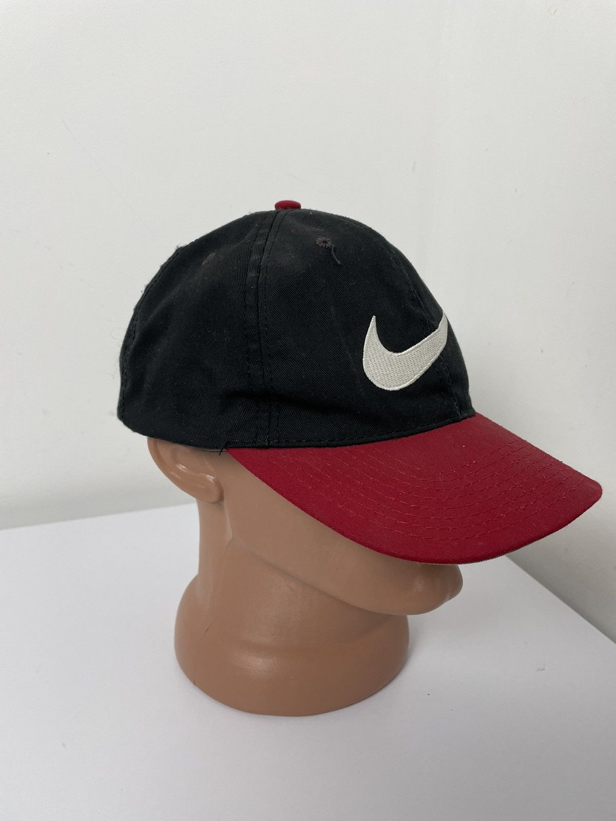 Nike × Vintage Nike vintage very rare cap hats big swoosh 90s Size ONE SIZE - 6 Thumbnail
