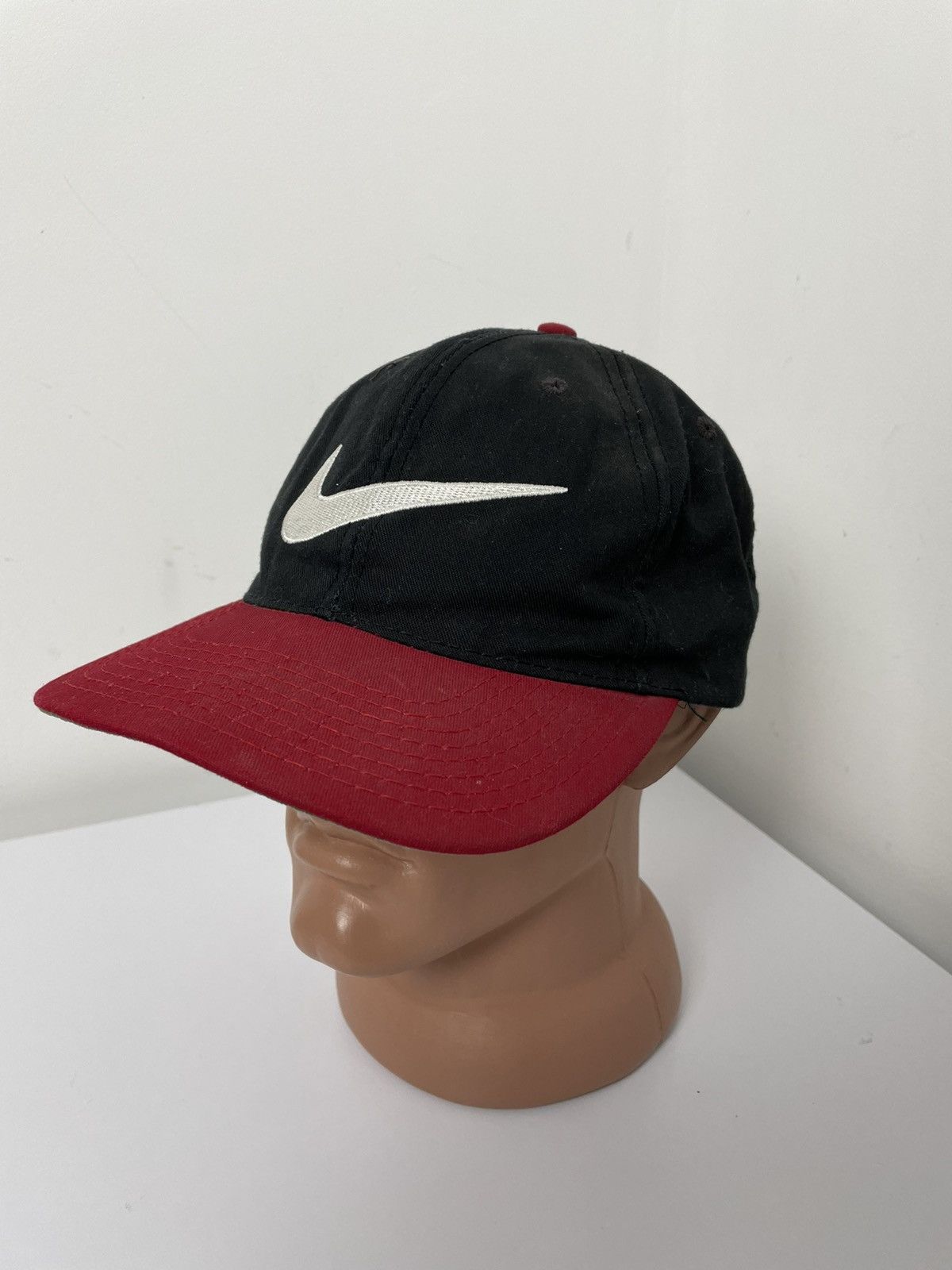 Nike × Vintage Nike vintage very rare cap hats big swoosh 90s Size ONE SIZE - 2 Thumbnail