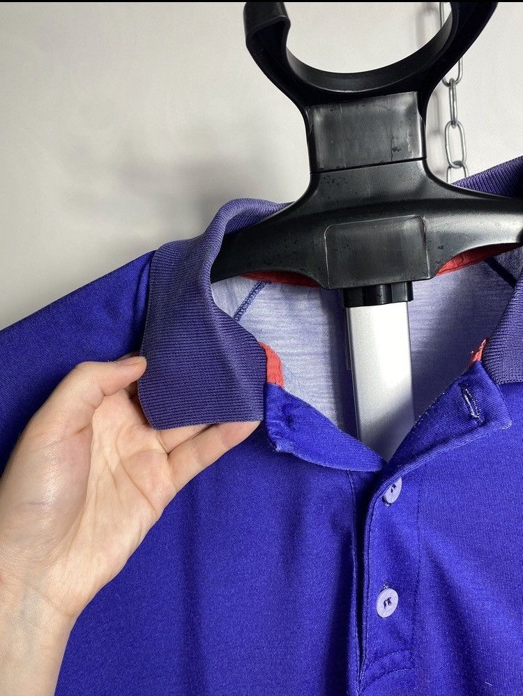 Nike × Vintage Rare! Nike Challenge Court Hot Lava Andre Agassi polo size L Size US L / EU 52-54 / 3 - 6 Thumbnail