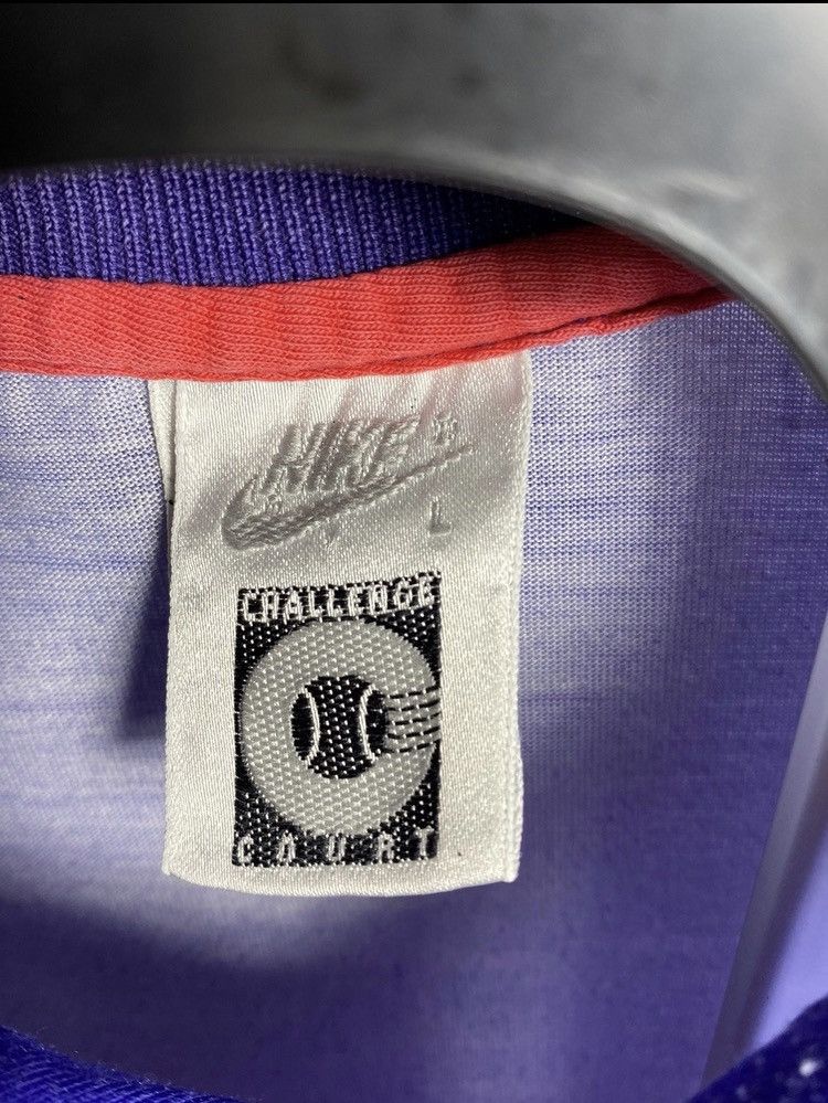 Nike × Vintage Rare! Nike Challenge Court Hot Lava Andre Agassi polo size L Size US L / EU 52-54 / 3 - 5 Thumbnail