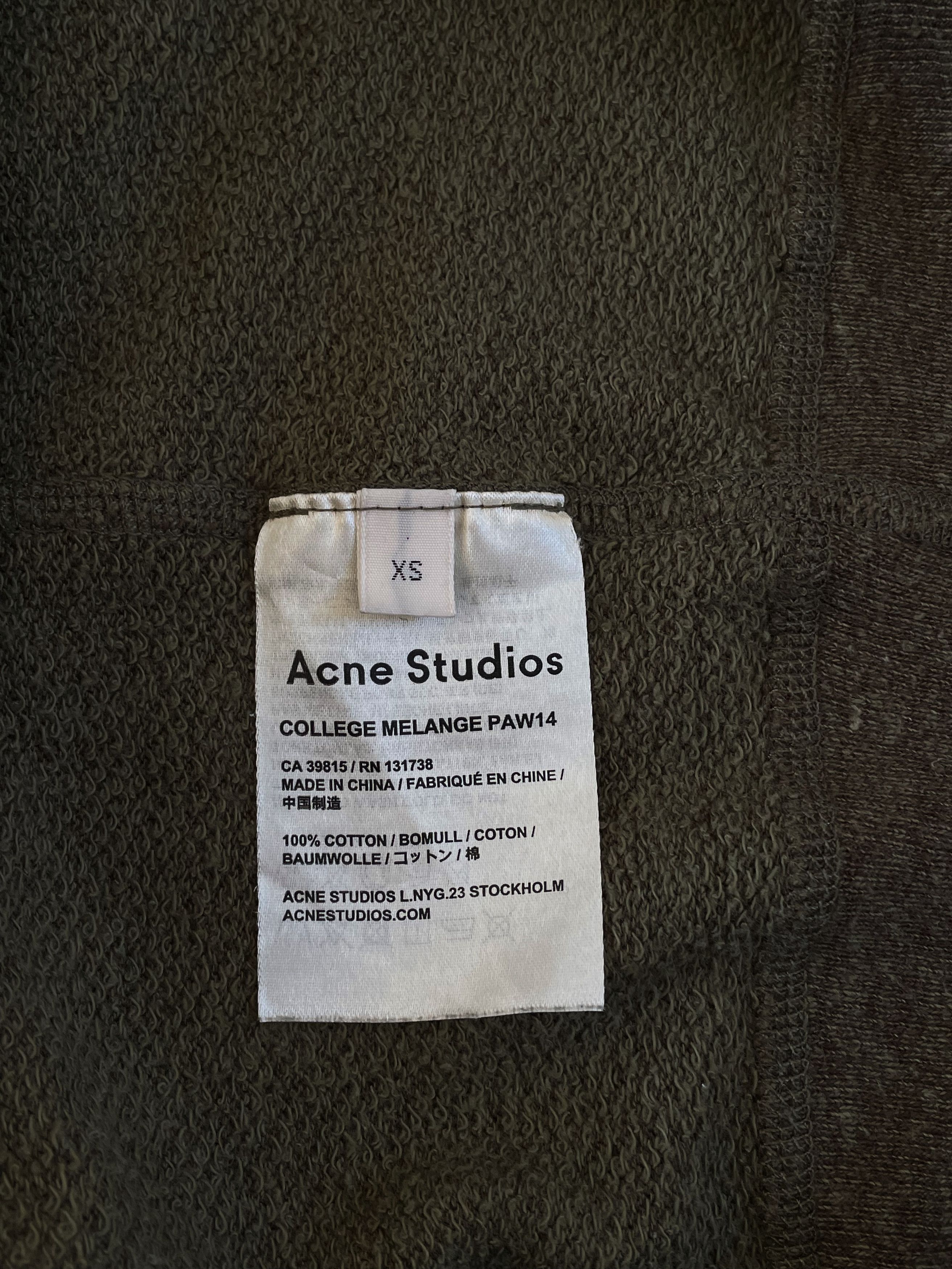 Acne Studios ⚡️QUICK SALE⚡️Acne Studios Green Khaki Sweater Size US XS / EU 42 / 0 - 4 Thumbnail