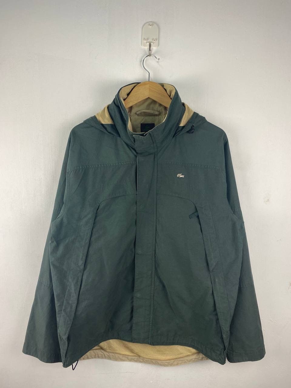 Lacoste × Vintage Vintage lacoste windbreaker hoodie jacket Size US L / EU 52-54 / 3 - 1 Thumbnail