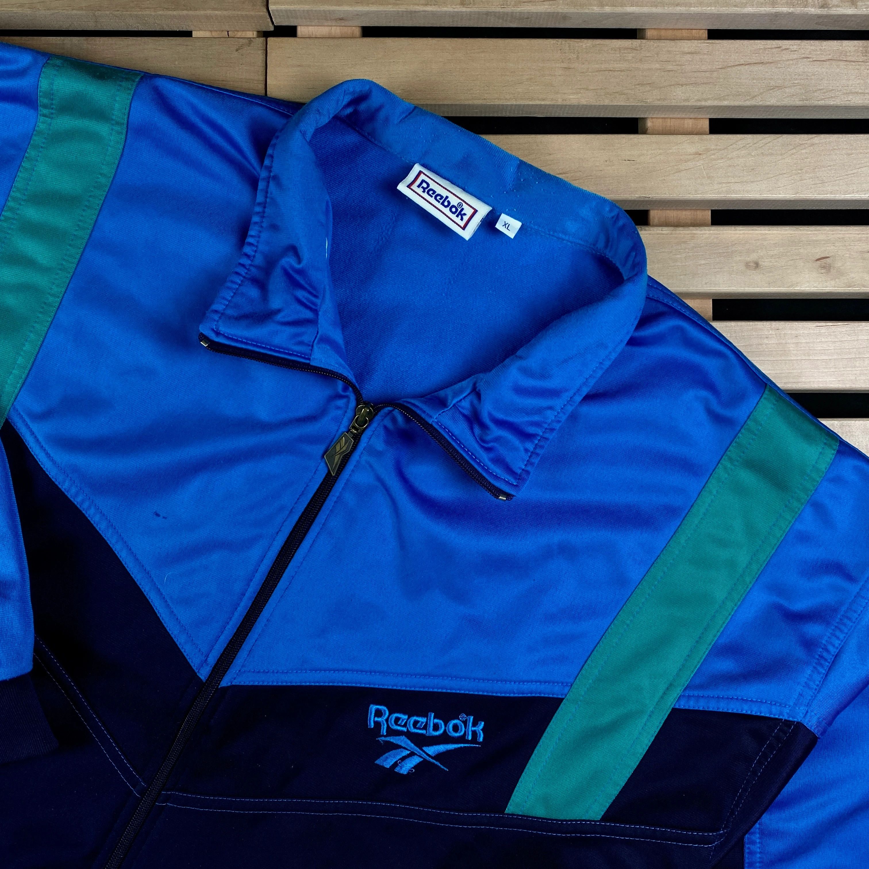 Reebok × Vintage Mens Reebok Bomber Jacket Vintage Size XL Size US XL / EU 56 / 4 - 2 Thumbnail