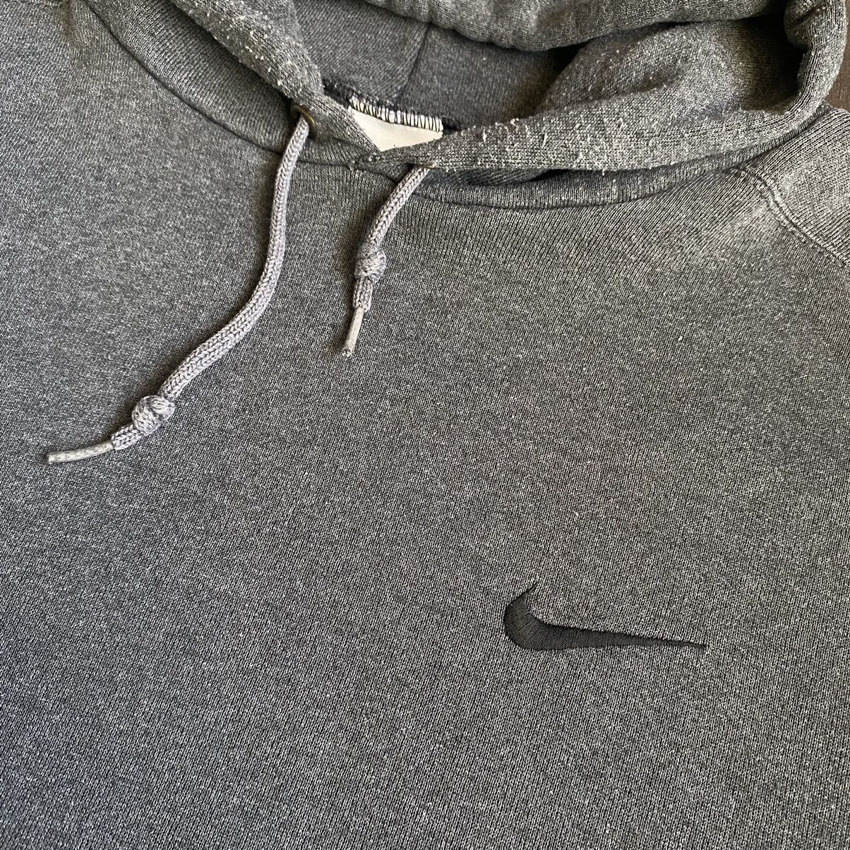 Nike Vintage 90s Nike Basic Swoosh Logo Hoodie Pullover USA Made Size US XL / EU 56 / 4 - 3 Thumbnail
