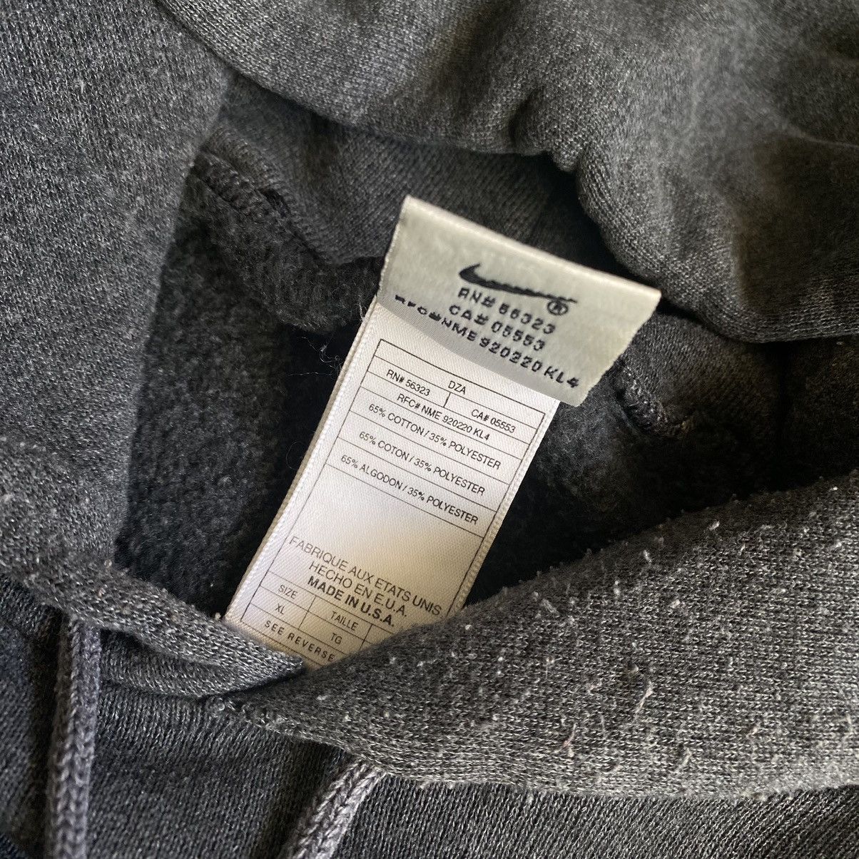 Nike Vintage 90s Nike Basic Swoosh Logo Hoodie Pullover USA Made Size US XL / EU 56 / 4 - 5 Thumbnail