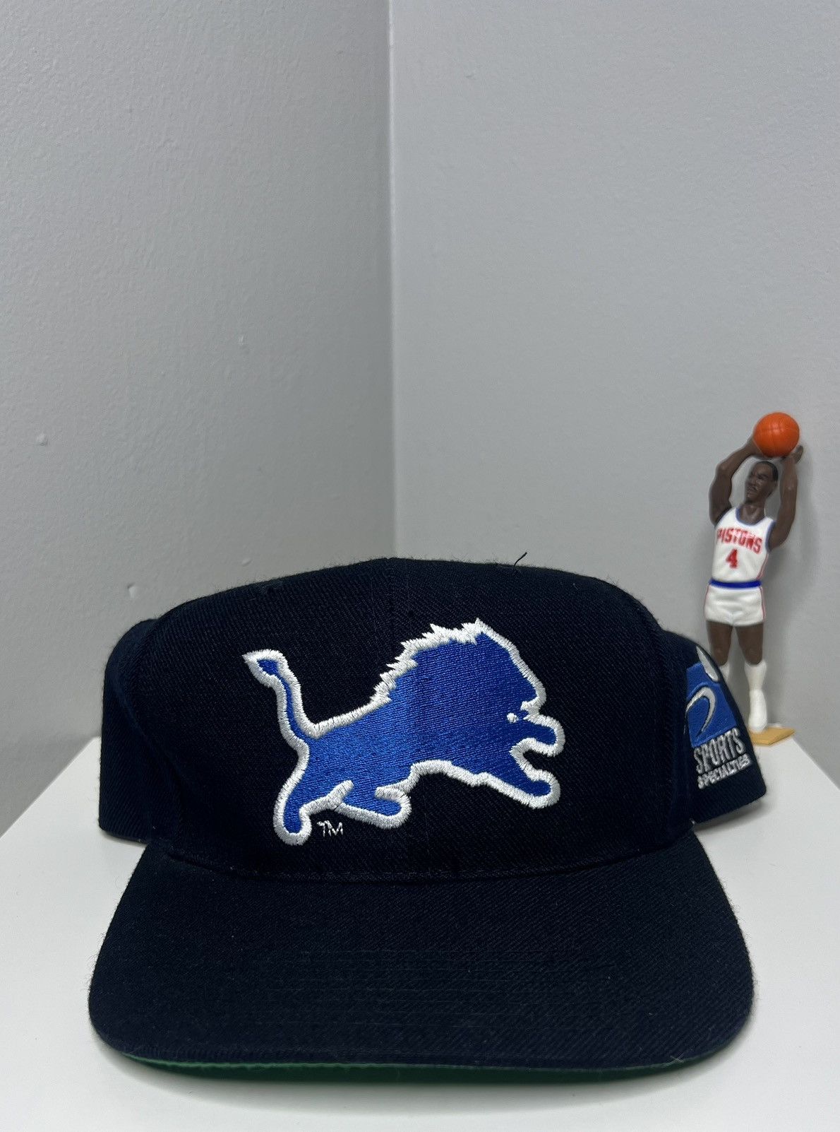 Vintage DETROIT LIONS Sports Specialties LASERSTITCH SnapBack HAT NEW Old  Stock