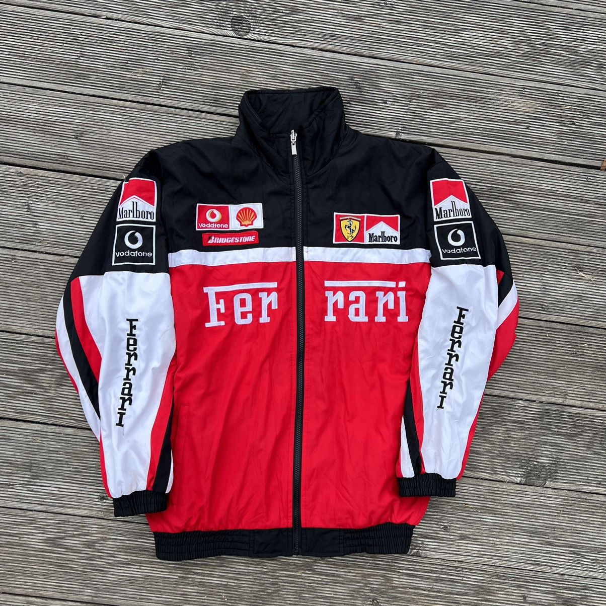 Vintage 🔥 Vintage FERRARI Marlboro racing motorcycle jacket | Grailed