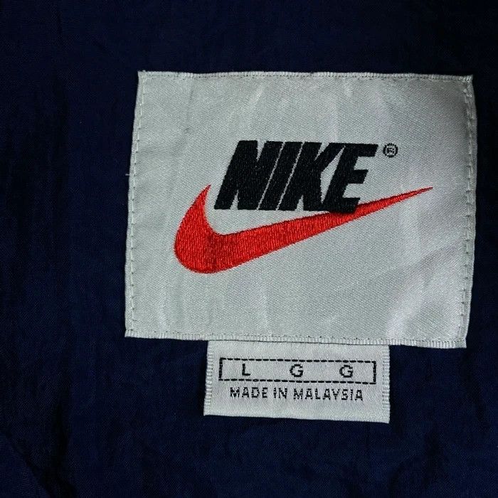Nike × Vintage Mens Bomber Jacket Nike Vintage Size L Nylon Swoosh Size US L / EU 52-54 / 3 - 5 Thumbnail