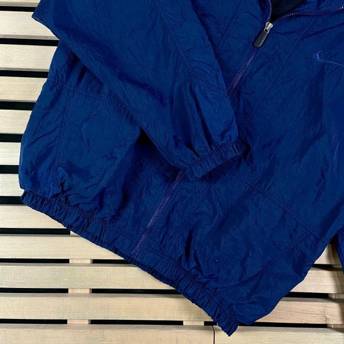 Nike × Vintage Mens Bomber Jacket Nike Vintage Size L Nylon Swoosh Size US L / EU 52-54 / 3 - 3 Thumbnail