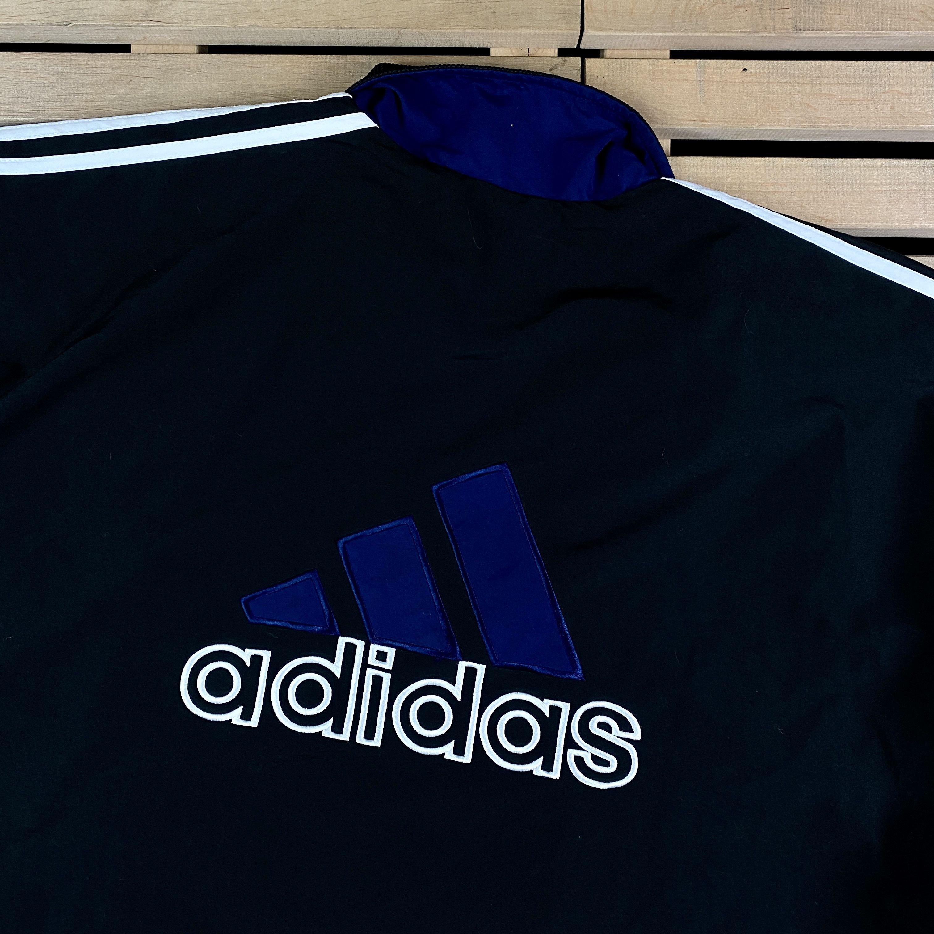 Adidas × Vintage Mens Adidas Vintage Zip Jacket Size L Size US L / EU 52-54 / 3 - 7 Thumbnail