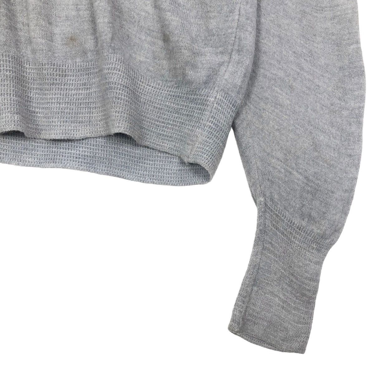 Dior Vintage 90s Christian Dior Acrylic V-Neck Jumper Sweatshirt Size XL / US 12-14 / IT 48-50 - 4 Thumbnail
