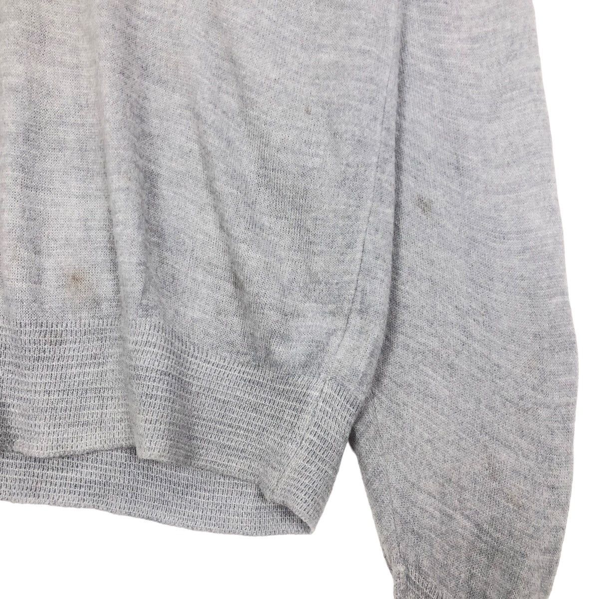 Dior Vintage 90s Christian Dior Acrylic V-Neck Jumper Sweatshirt Size XL / US 12-14 / IT 48-50 - 5 Thumbnail