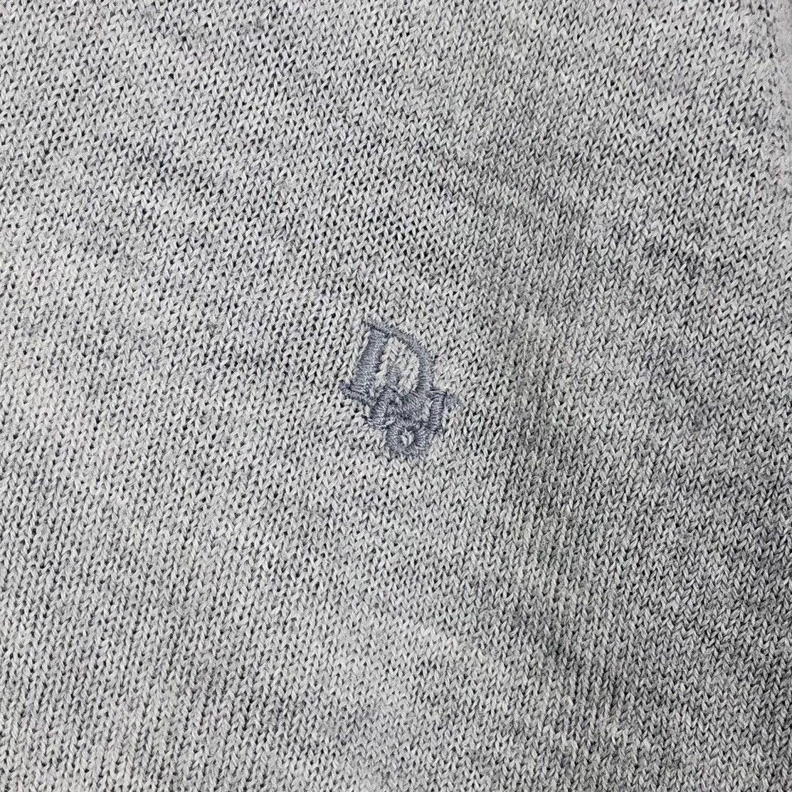 Dior Vintage 90s Christian Dior Acrylic V-Neck Jumper Sweatshirt Size XL / US 12-14 / IT 48-50 - 7 Thumbnail