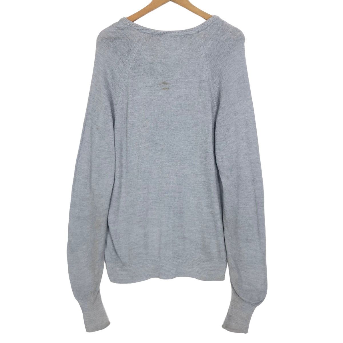 Dior Vintage 90s Christian Dior Acrylic V-Neck Jumper Sweatshirt Size XL / US 12-14 / IT 48-50 - 11 Thumbnail