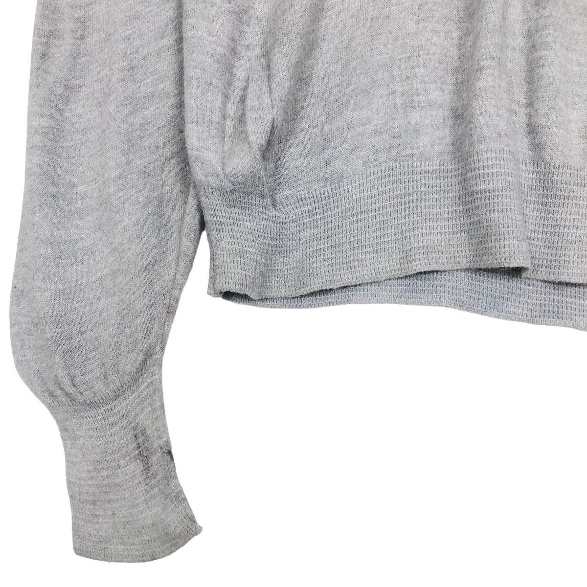 Dior Vintage 90s Christian Dior Acrylic V-Neck Jumper Sweatshirt Size XL / US 12-14 / IT 48-50 - 3 Thumbnail