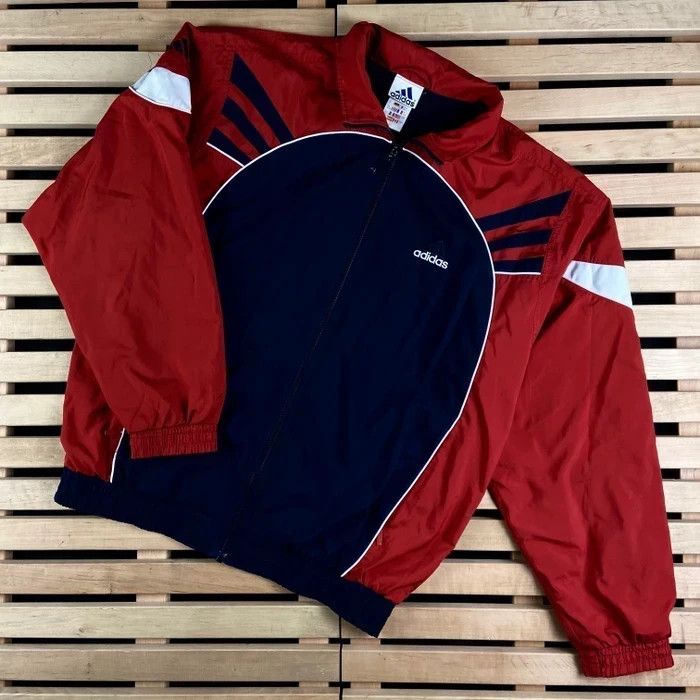 Adidas × Vintage Mens Bomber Jacket Adidas Vintage Size L Size US L / EU 52-54 / 3 - 1 Thumbnail