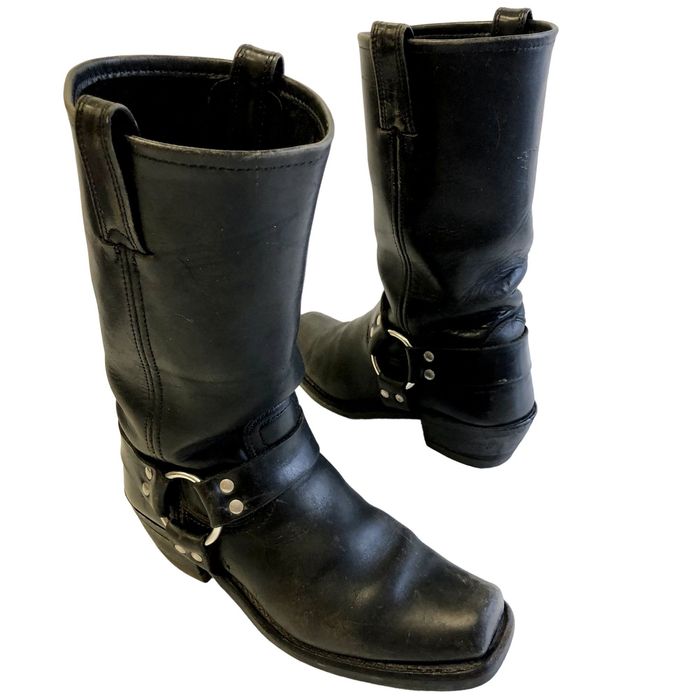 frye biker boots womens