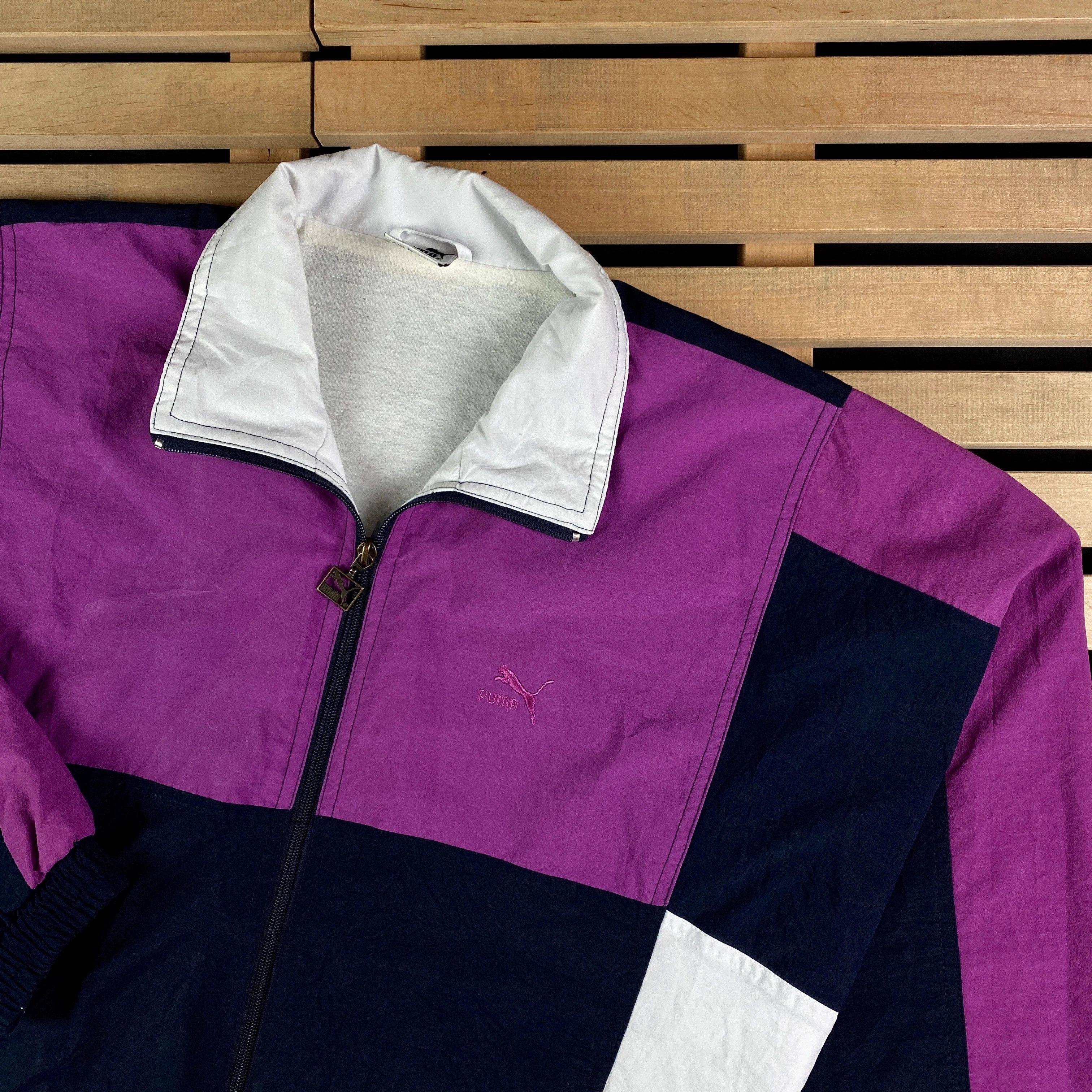 Puma × Vintage Mens Bomber Jacket Puma Vintage Size L Size US L / EU 52-54 / 3 - 2 Thumbnail