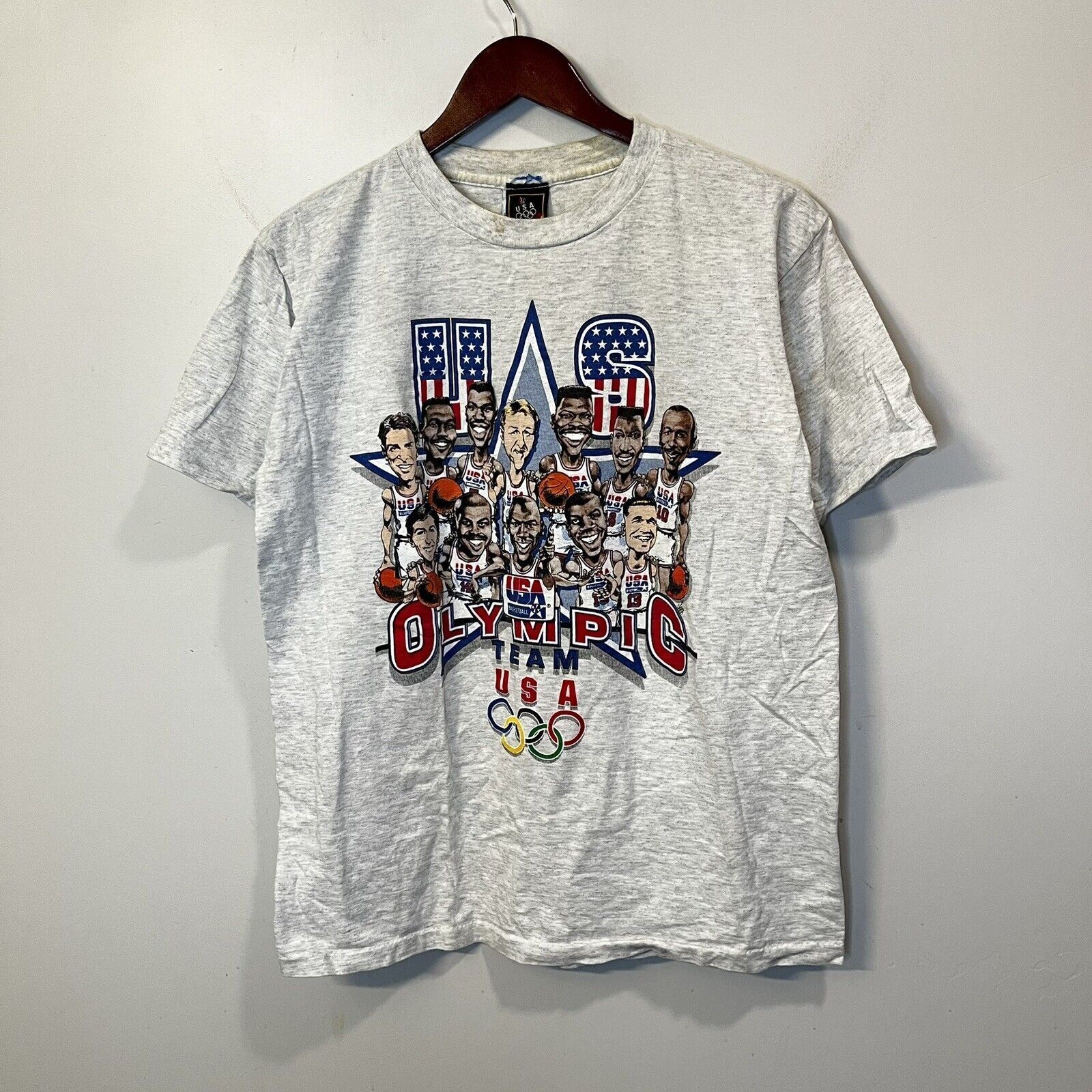 T-shirt Dream Team USA Basketball 1992 - Salem Sportswear, Taille M, Occasion