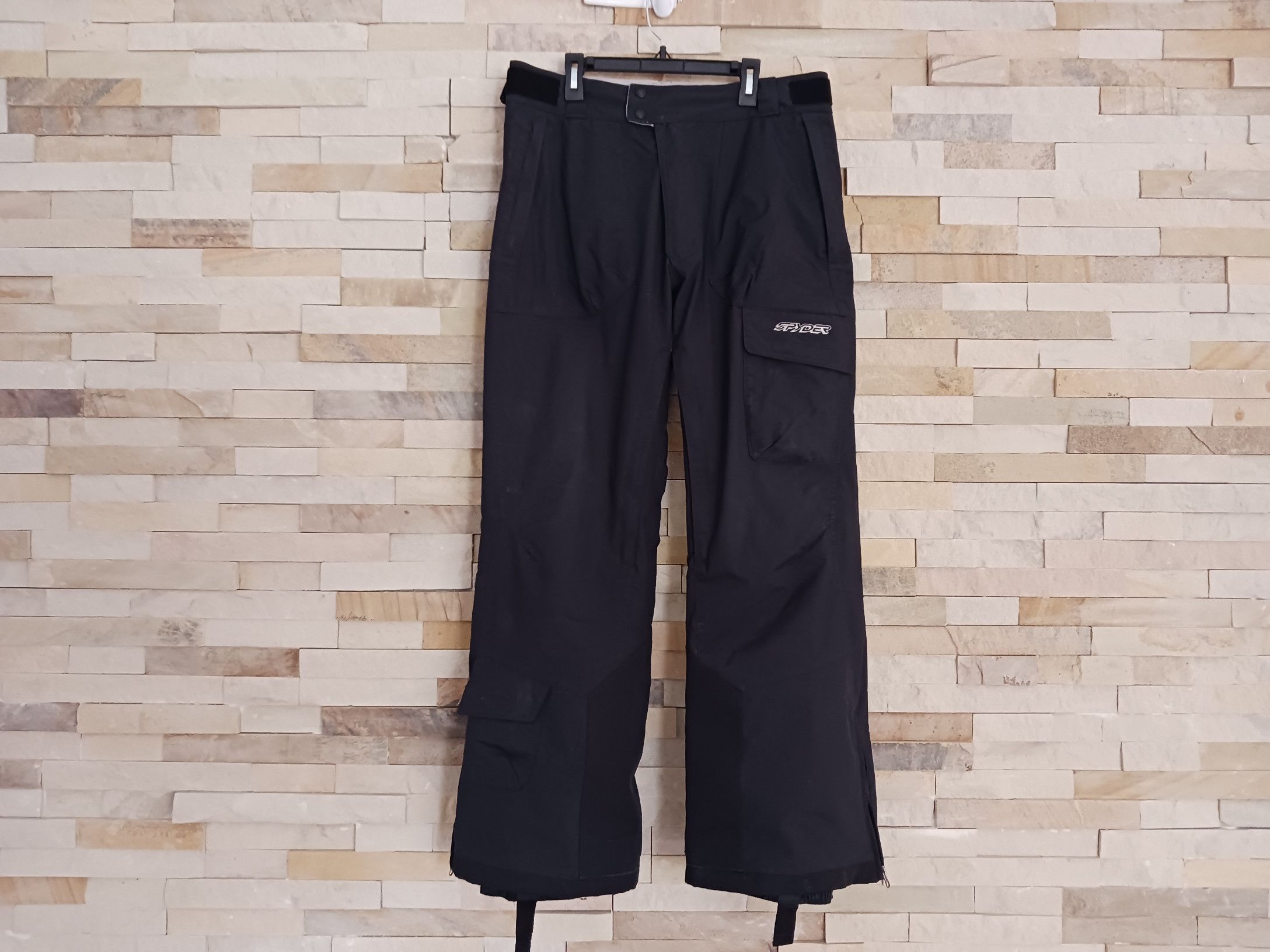 SPYDER Mens Small Black Ski Snow Snowboard Pants Suit