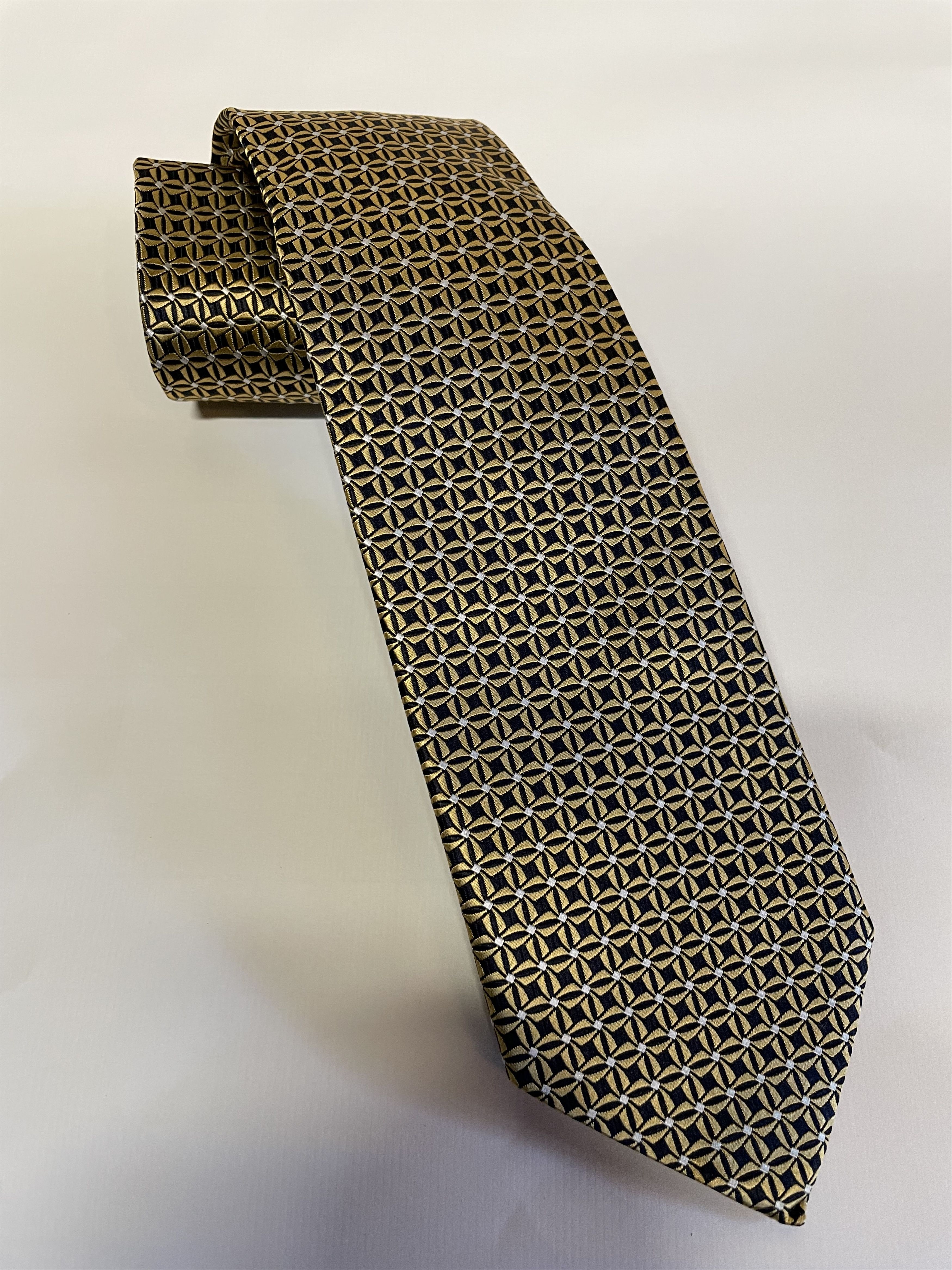 Ermenegildo Zegna Ermenegildo Zegna Men's Geometric Silk Tie, Size Regular Size ONE SIZE - 4 Thumbnail