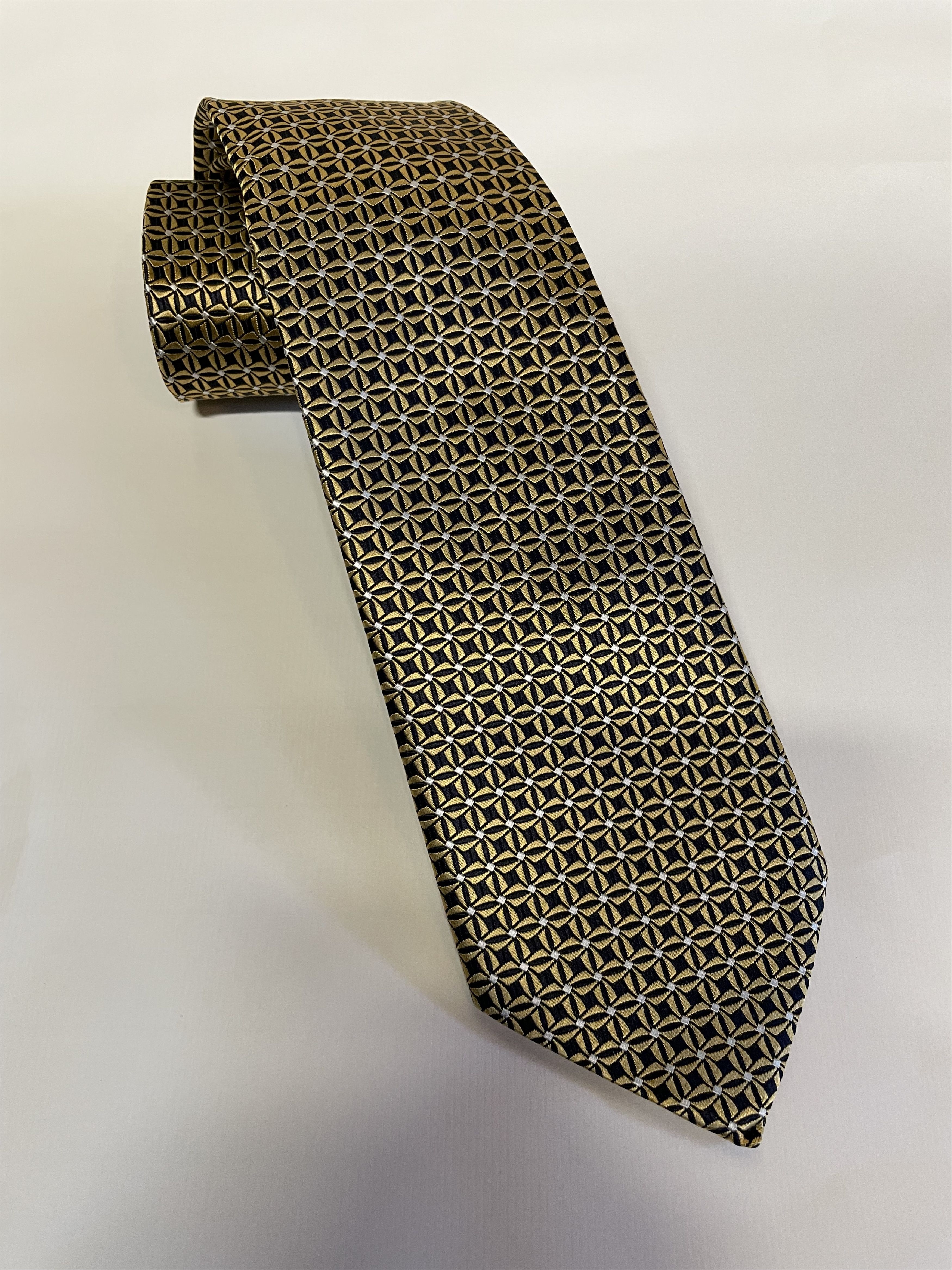 Ermenegildo Zegna Ermenegildo Zegna Men's Geometric Silk Tie, Size Regular Size ONE SIZE - 6 Thumbnail