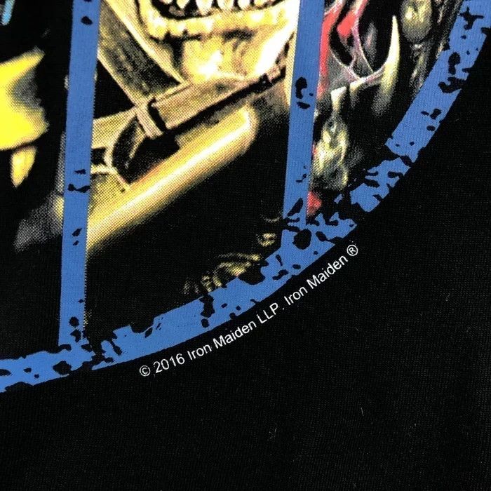 Band Tees × Iron Maiden × Vintage T Shirt Long Sleeve Iron Maiden Big Print Size L Vintage Size US L / EU 52-54 / 3 - 5 Thumbnail