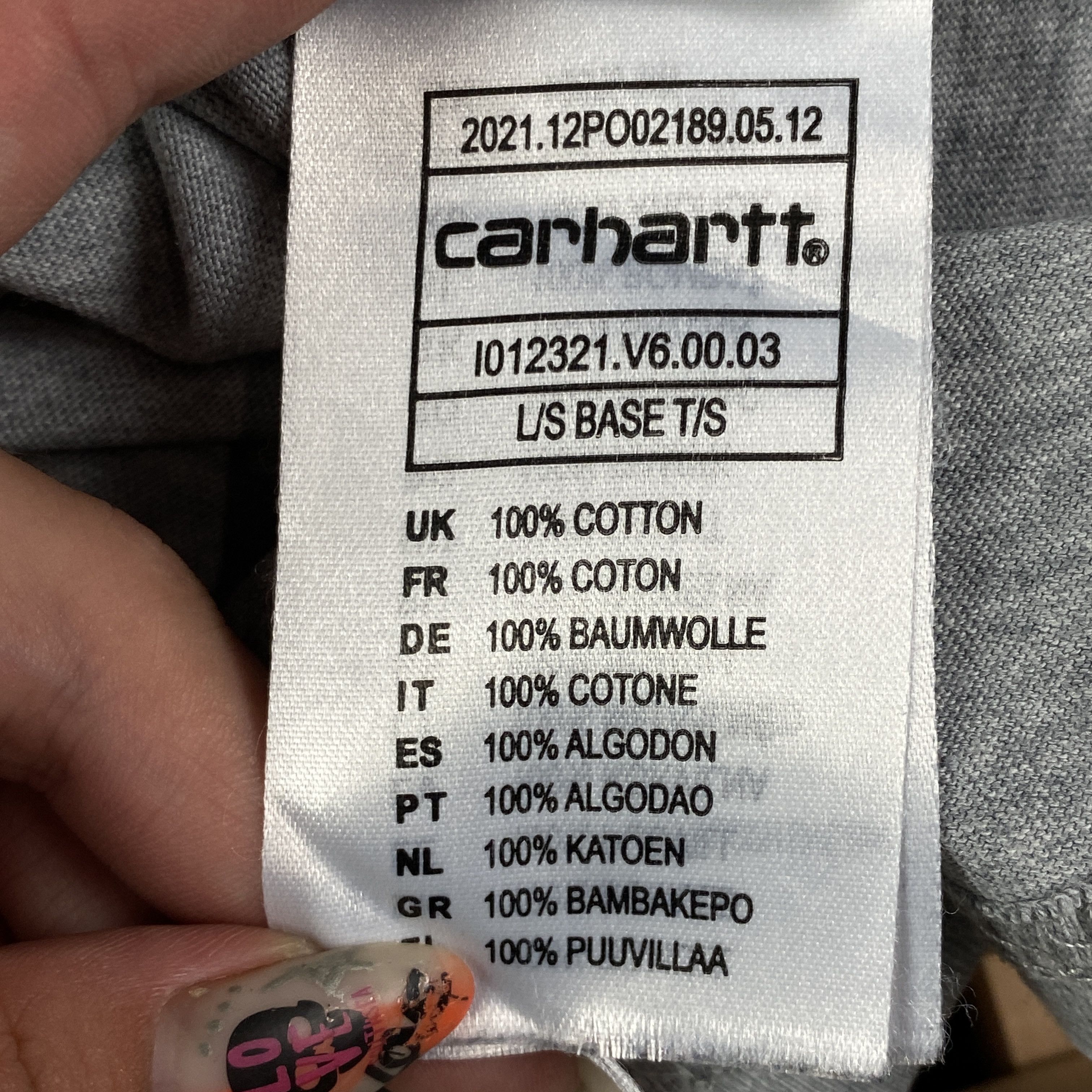 Carhartt × Carhartt Wip × Vintage Mens Long Sleeve Carhartt Vintage Size M Size US M / EU 48-50 / 2 - 6 Thumbnail